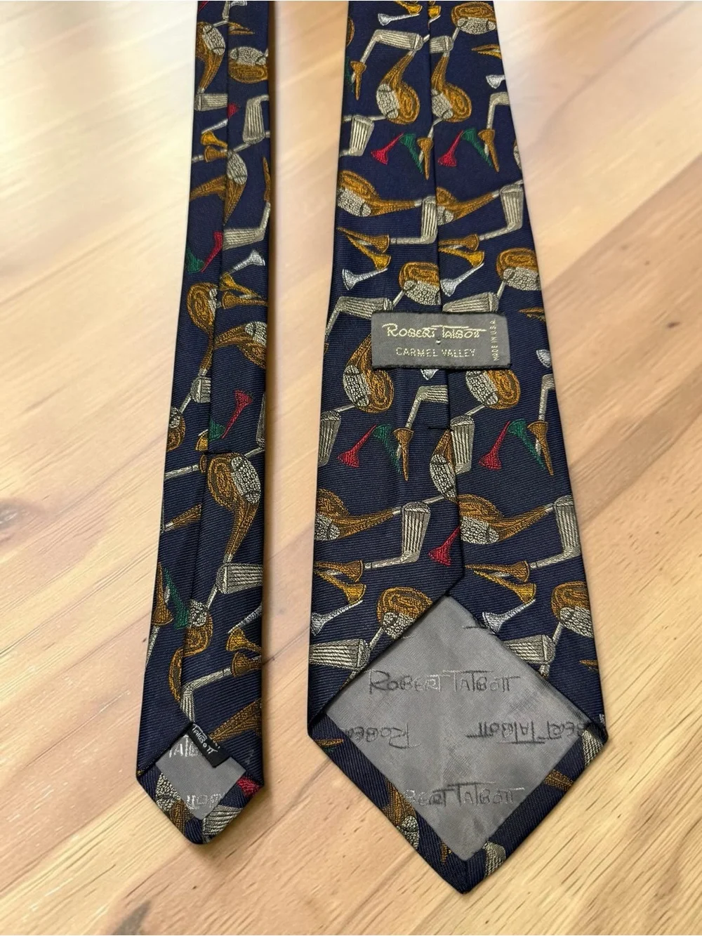 Vintage Robert Talbott Golf Theme 100% Silk Tie